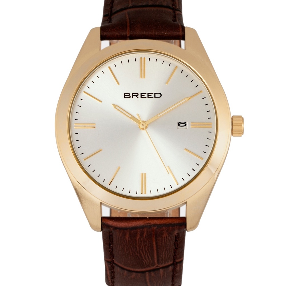 NWT Men's Genuine Leather Band Watch